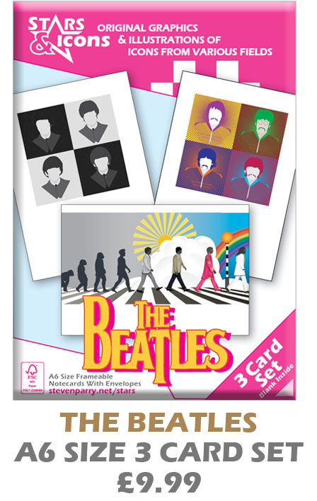 The Beatles 3 Card Set